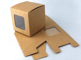 Front Window Kraft Paper Favor Boxes | Packing Box