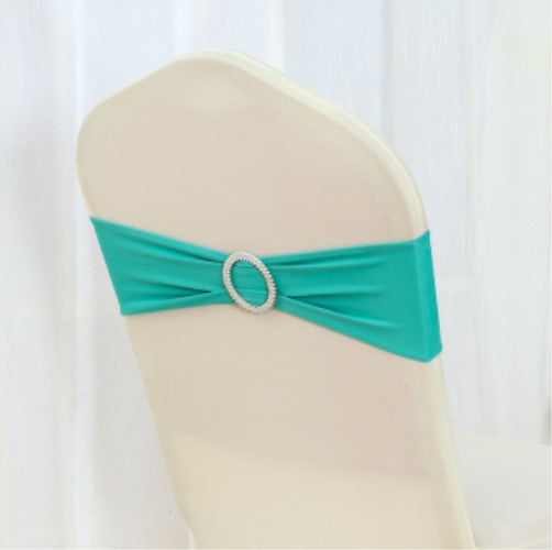 Lycra Spandex Chair Bands - Tiffany Blue