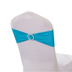 Lycra Spandex Chair Bands - Turquoise