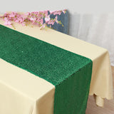 Green Sequin Glitter Table Runners