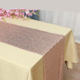 Rose Gold Sequin Glitter Table Runners