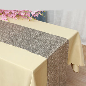 Champagne Sequin Glitter Table Runners