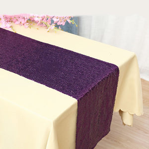 Purple Sequin Glitter Table Runners