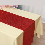 Red Sequin Glitter Table Runners