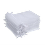 Organza Favor Bags - White