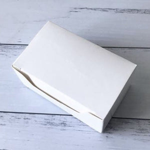 Rectangle White Wedding Favor Boxes 9.2x5.7x4cm
