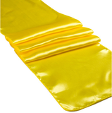 Satin Table Runners - Yellow