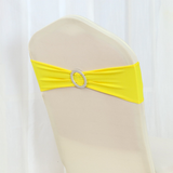 Lycra Spandex Chair Bands - Yellow
